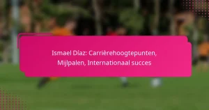 Ismael Díaz: Carrièrehoogtepunten, Mijlpalen, Internationaal succes