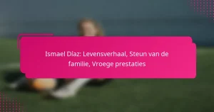 Ismael Díaz: Levensverhaal, Steun van de familie, Vroege prestaties